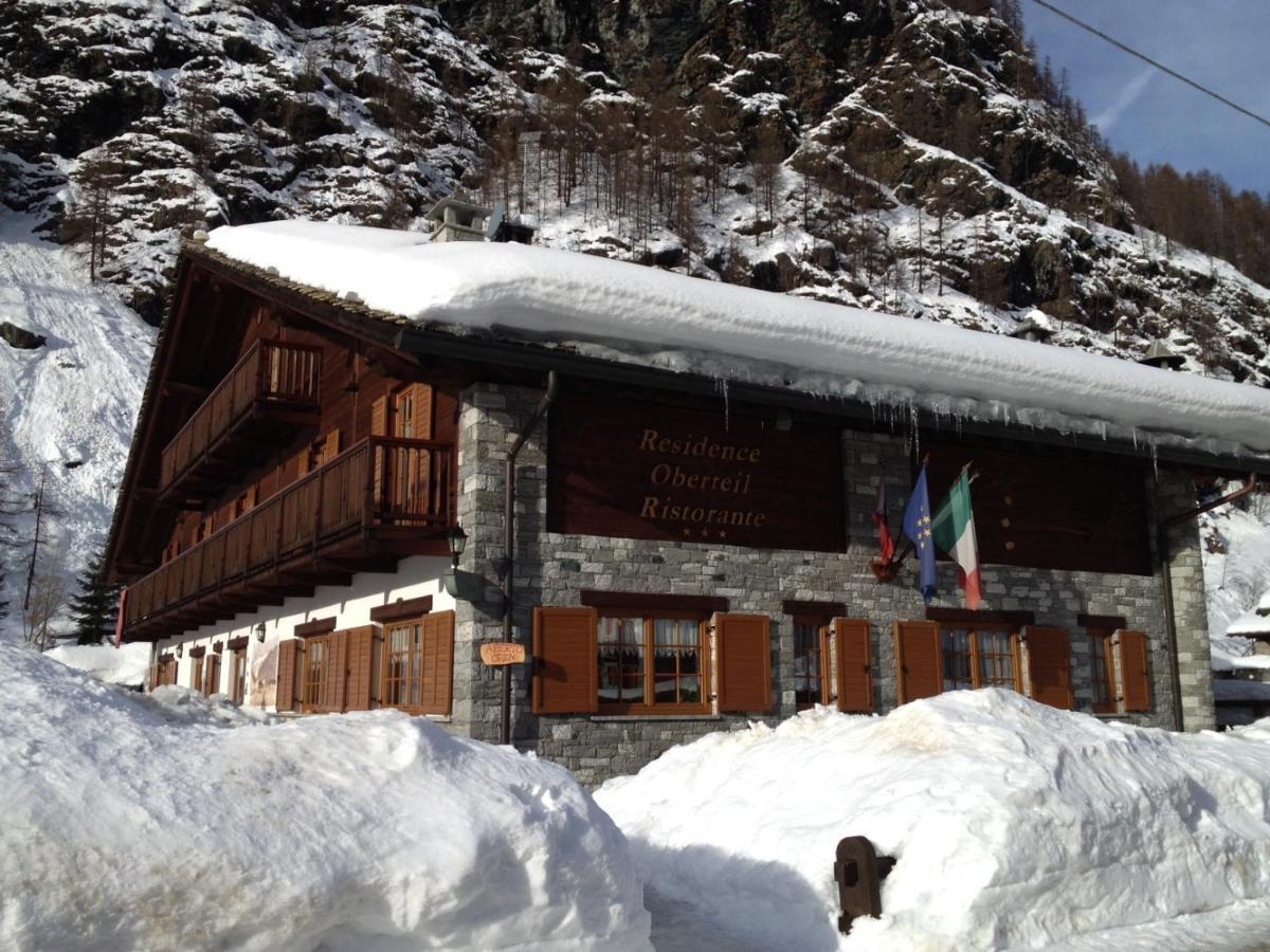 Gressoney-la-Trinité Residence Oberteil מראה חיצוני תמונה